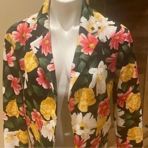T Tahari Floral Blazer Jacket NWT - Picture 7 of 9